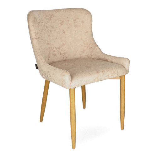 FIK CRYSTAL Beige elegant Upholstered indoor chair