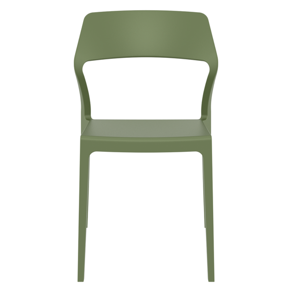 ST SNOW Zöld design Műanyag kültéri szék