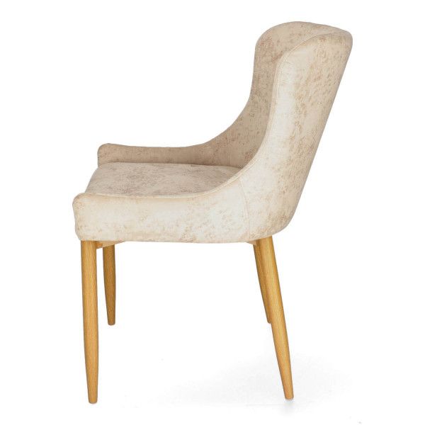 FIK CRYSTAL Beige elegant Upholstered indoor chair
