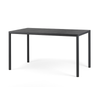 NARDI PIAVE TABLE 140x80 Antracit design Kültéri komplett asztal