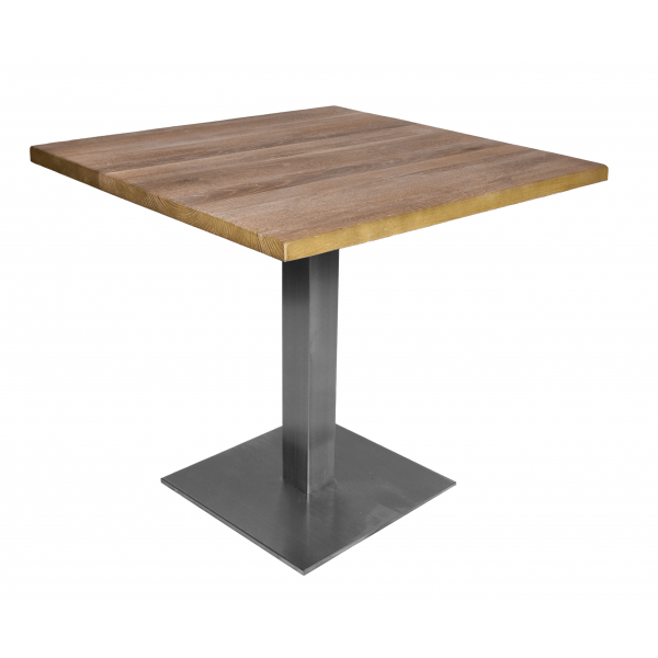 DL OAKWOOD 60x60 Barna vintage Asztallap