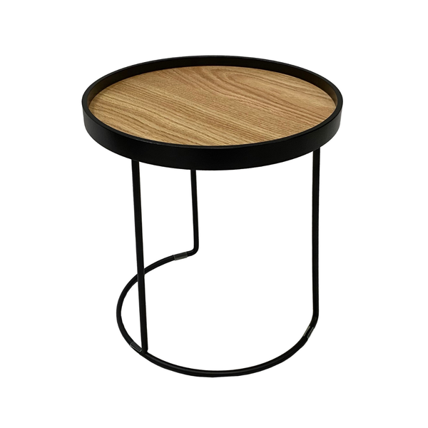 DL LENORA SET Fekete design Dohányzóasztal