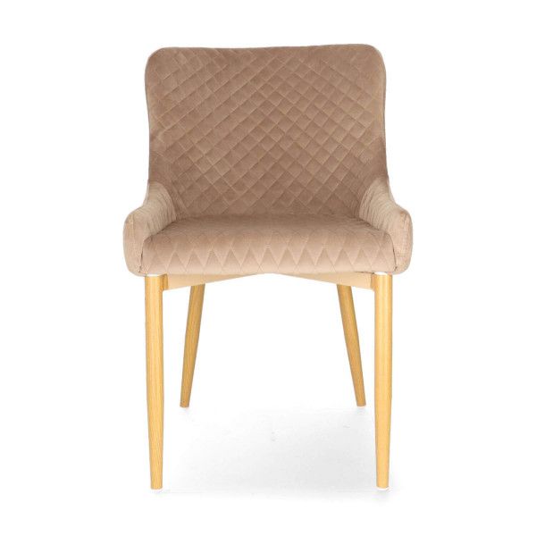 DL CRYSTAL Taupe elegáns Kárpitos beltéri szék