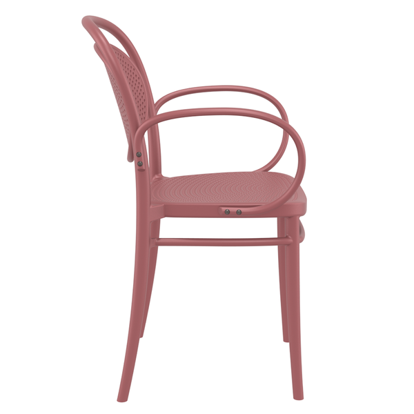 ST MARCEL XL Bordó design Műanyag kültéri szék