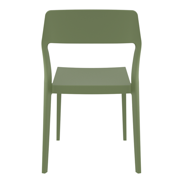 ST SNOW Zöld design Műanyag kültéri szék