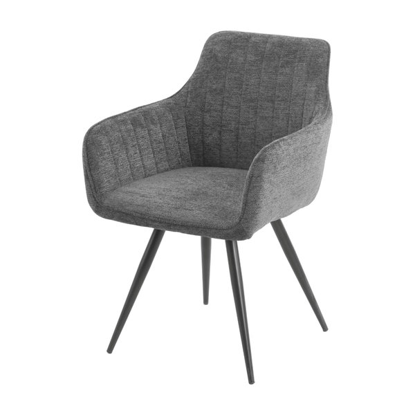 ET GABRIELL Szürke design Kárpitos beltéri szék