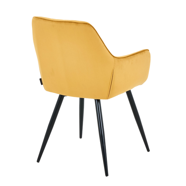 DL NELIA   Sárga design Kárpitos beltéri szék