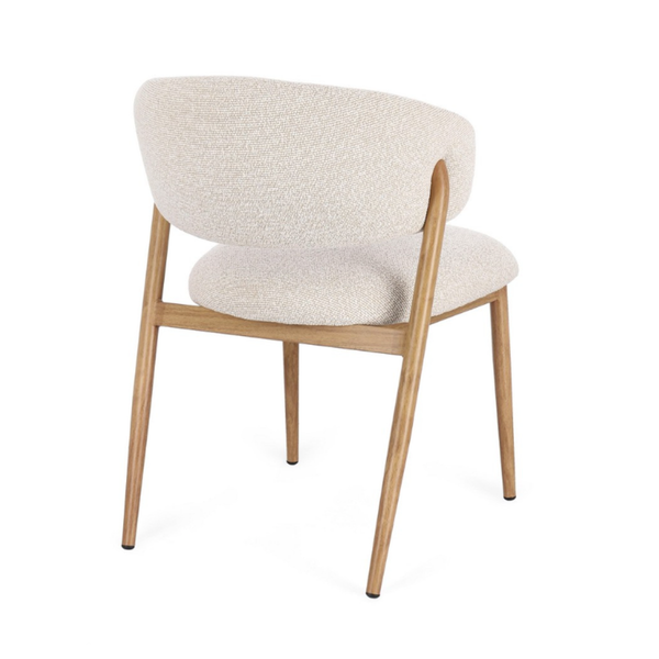 BT CASSY Bézs, Fa design Kárpitos beltéri szék