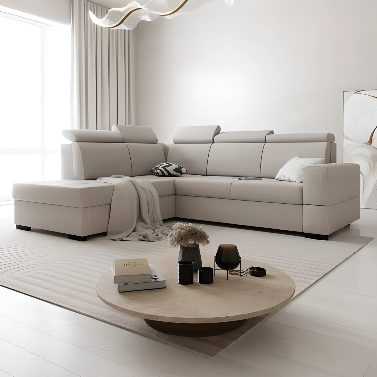 ET AXION Több színben design Sarokgarnitúra