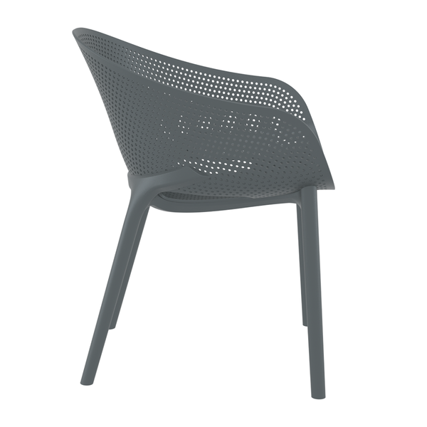 ST SKY Szürke design Műanyag kültéri szék