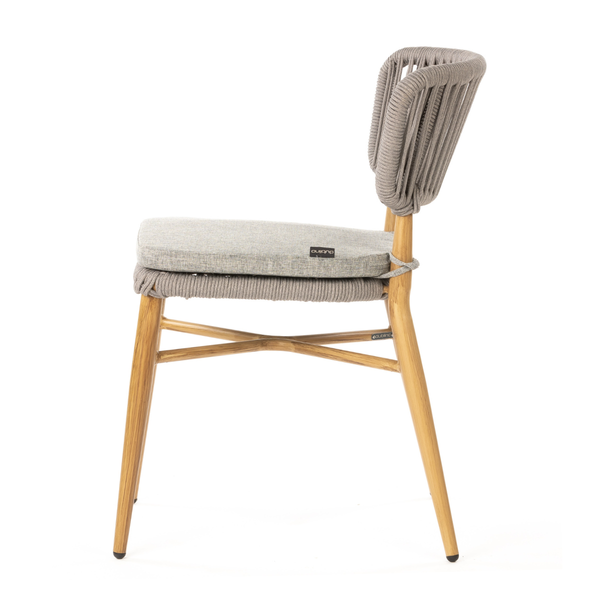DL JORGE Barna design Polirattan kültéri szék