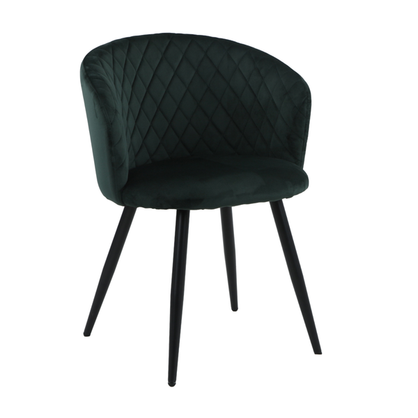 ET KATHERIN Sötétzöld  design Kárpitos beltéri szék