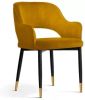 AT MAYA Gold, Yellow elegant Upholstered indoor chair