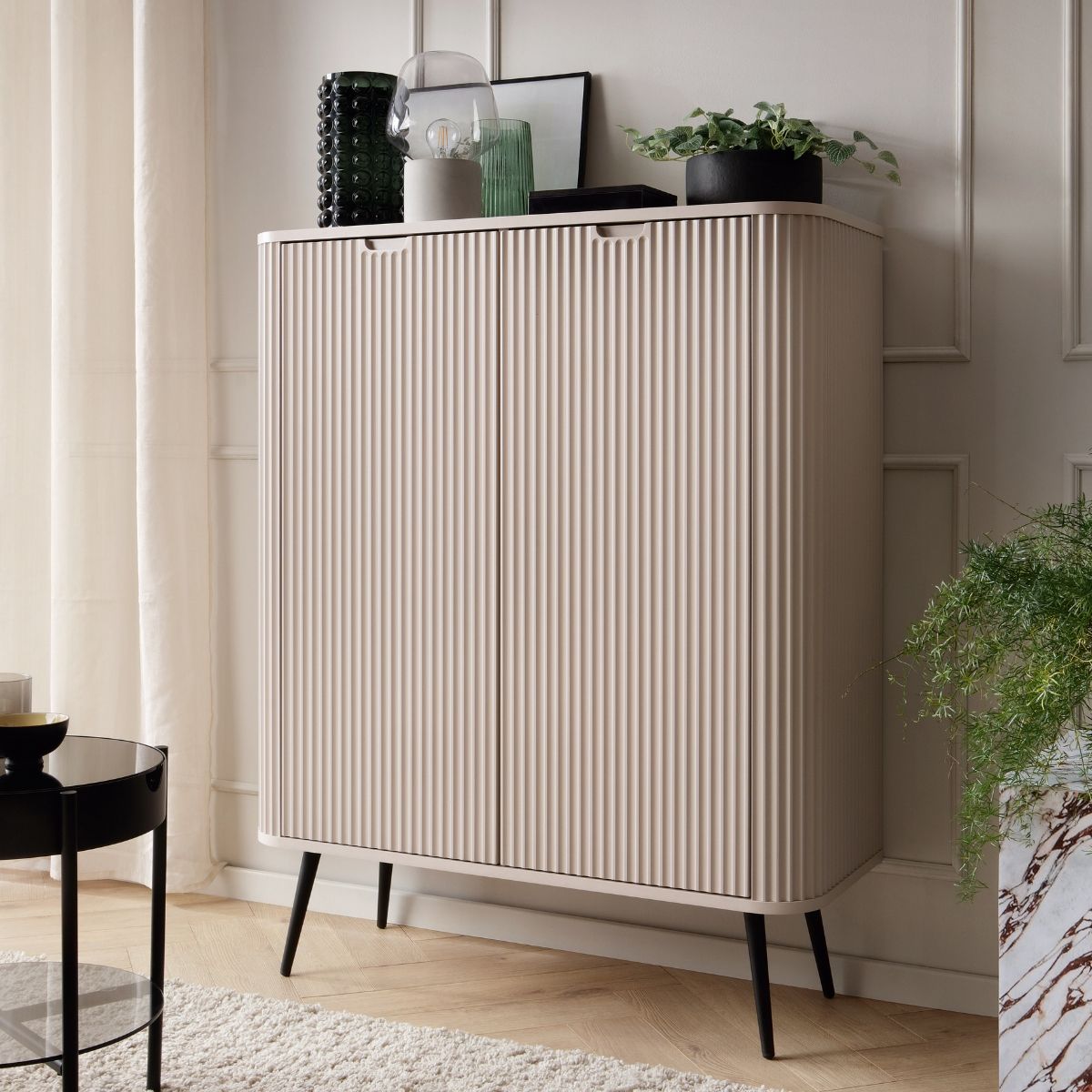 IK ZOVEN Bézs design Komód