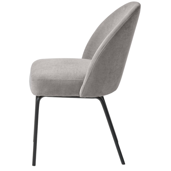 UQ PRESTON Szürke design, elegáns Kárpitos beltéri szék