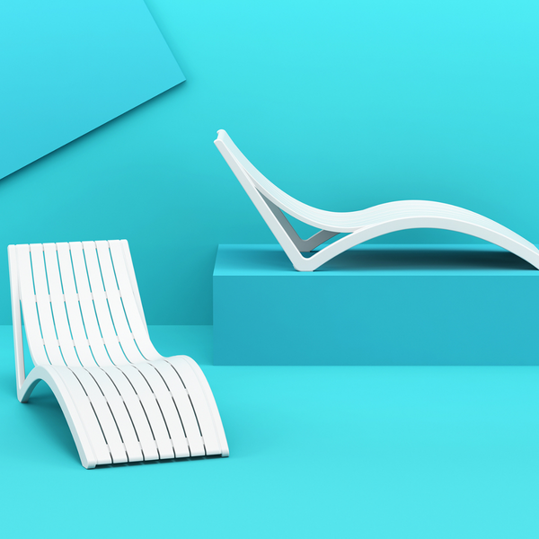 ST SLIM Fehér design Napágy