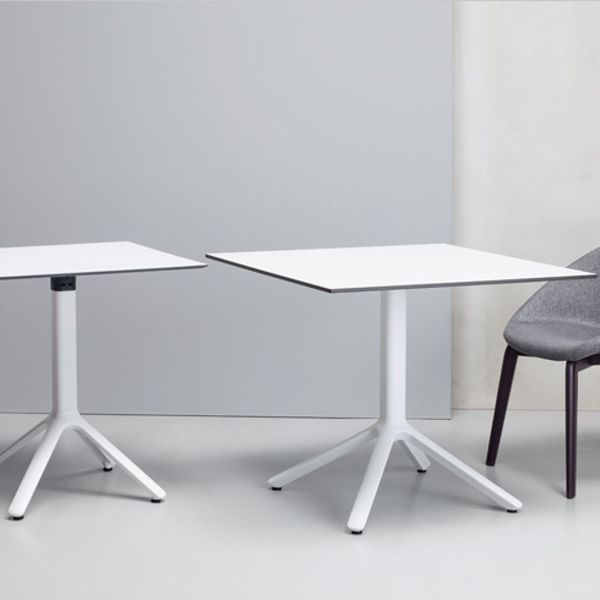 BC 5060 FIX White minimalist Table base