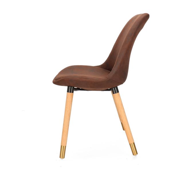 DL RETRO UP Barna vintage Kárpitos beltéri szék