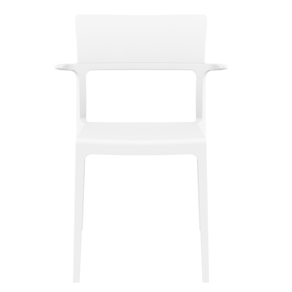 ST PLUS Fehér design Műanyag kültéri szék