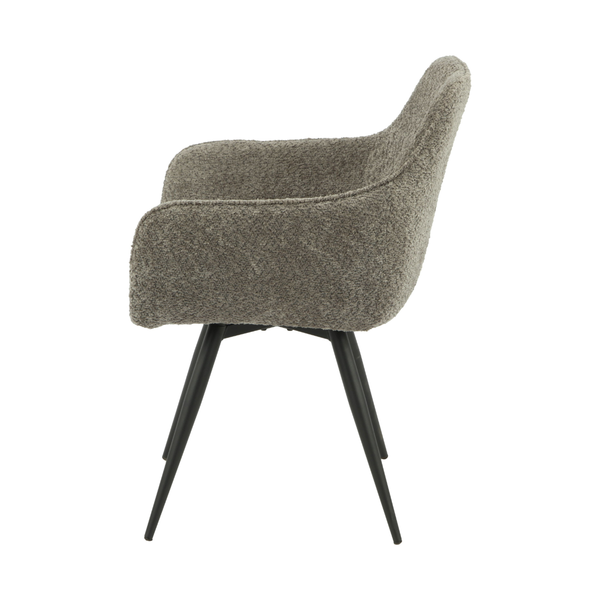 ET AUSTIN Szürke design Kárpitos beltéri szék