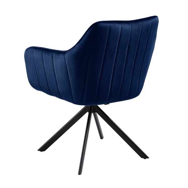 DL ZALIA  Kék design Kárpitos beltéri szék