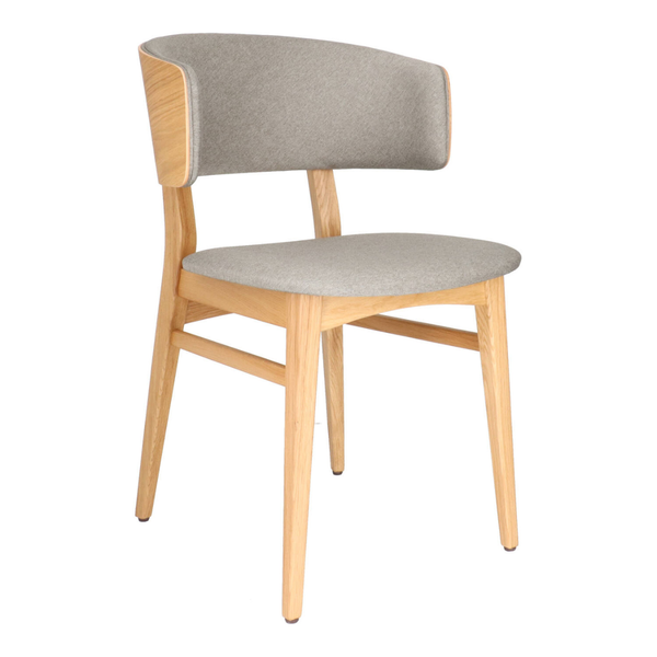 GB LUCY  Szürke design Fa beltéri szék