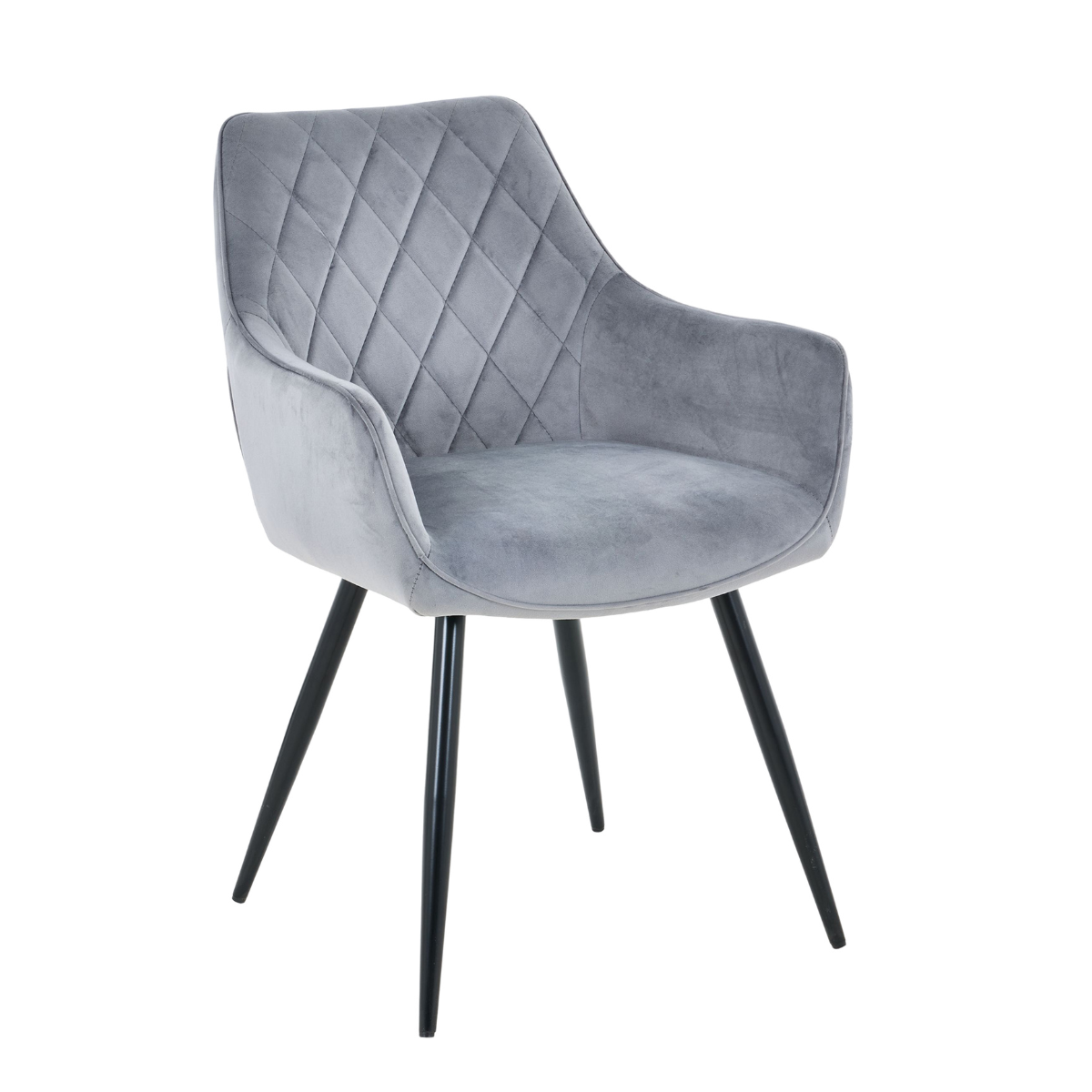 DL NELIA   Szürke design Kárpitos beltéri szék