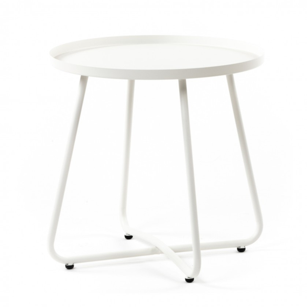 DL PITI Fehér design Dohányzóasztal