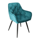 DL CHERRY BLUVEL 85 Türkiz design, elegáns Kárpitos beltéri szék