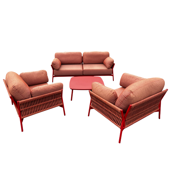 GR EASY PASTEL BEMUTATÓDARAB UTOLSÓ 1DB  Piros design Kültéri lounge szett