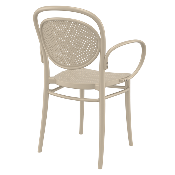 ST MARCEL XL Taupe modern Műanyag kültéri szék