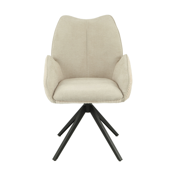 ET EDIE Bézs design Kárpitos beltéri szék