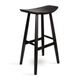 XTON KYOTO Grey Scandinavian Wooden indoor bar stool