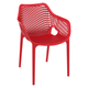 ST AIR XL Piros modern Műanyag kültéri szék