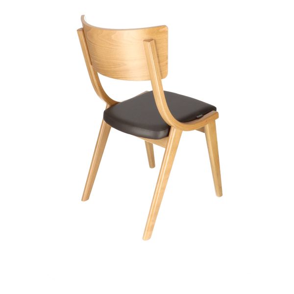 IC AURA OAK Brown design, elegant Wooden indoor chair