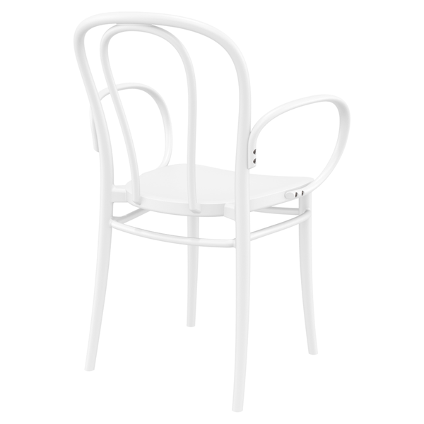 ST VICTOR XL Fehér design Műanyag kültéri szék