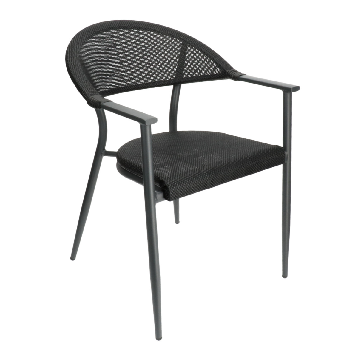 DL CALMA Szürke klasszikus Tessil betétes kültéri szék