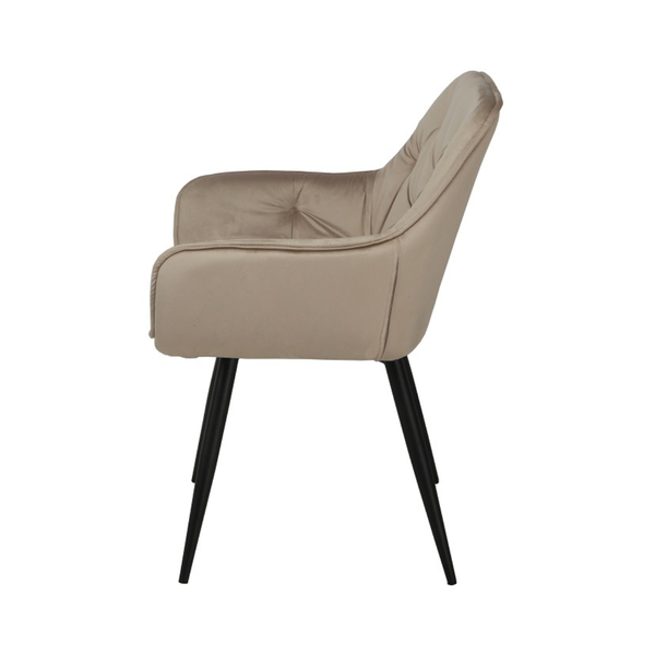 ET MONIQUE Bézs design Kárpitos beltéri szék