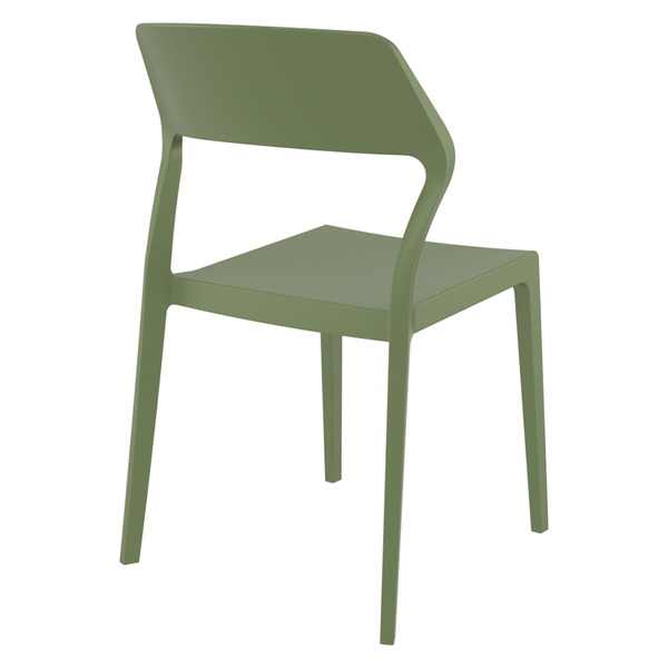 ST SNOW Zöld design Műanyag kültéri szék