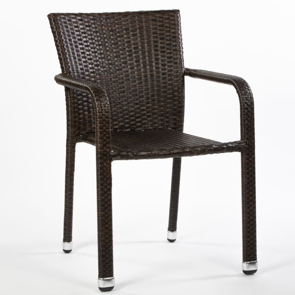 DL BUDDHA Barna klasszikus Polirattan kültéri szék