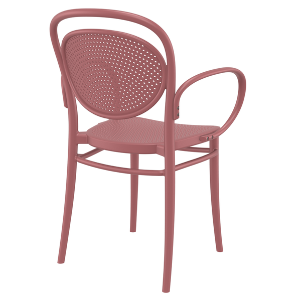 ST MARCEL XL Bordó design Műanyag kültéri szék