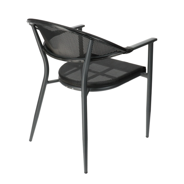 DL CALMA Szürke klasszikus Tessil betétes kültéri szék