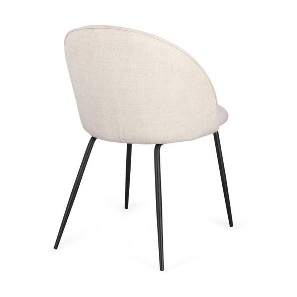 BT MINA Fehér design Kárpitos beltéri szék