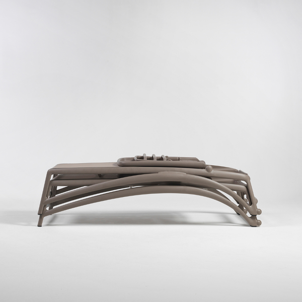 NARDI ATLANTICO Fehér, Taupe design Napágy