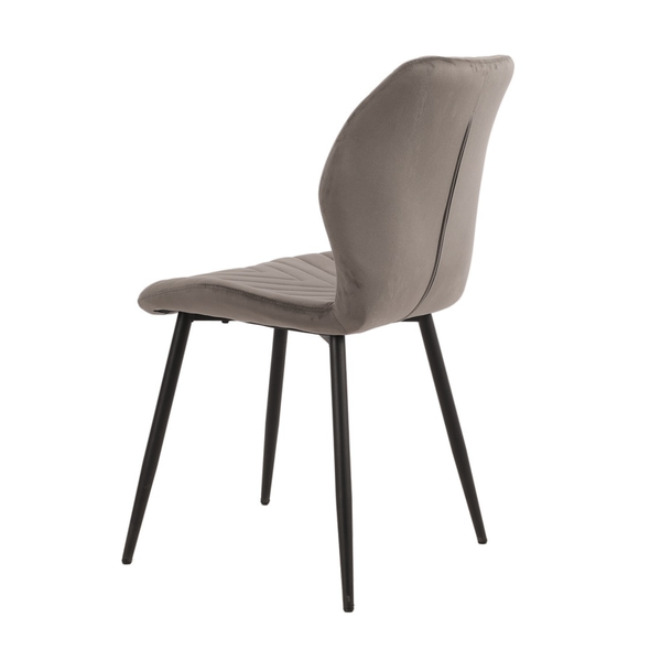 ET JULIE Szürke design Kárpitos beltéri szék