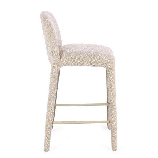 BT ANKARA Bézs design Kárpitos beltéri bárszék