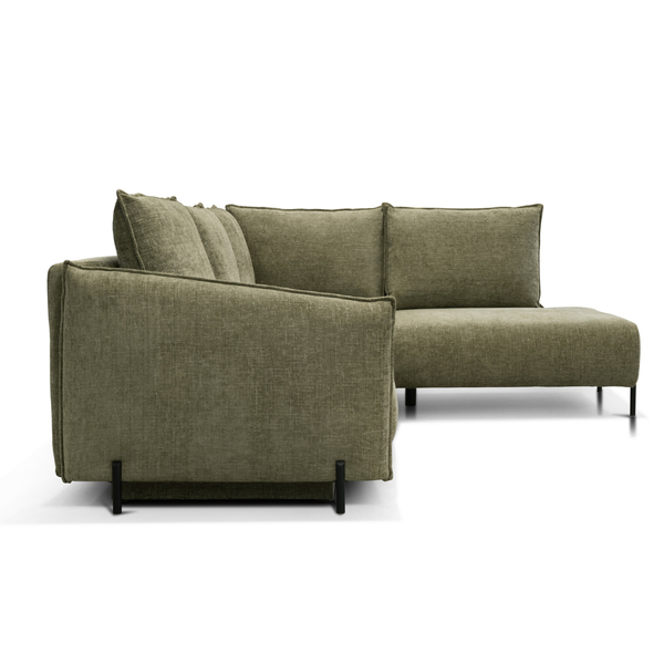 ET MARY Zöld design Sarokgarnitúra