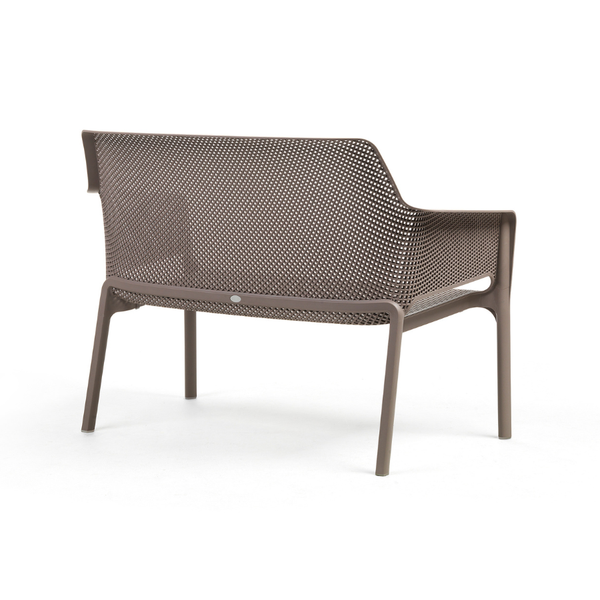 NARDI NET BENCH Taupe modern Kültéri pad
