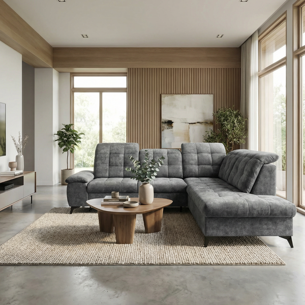 ET BERTY Több színben modern Sarokgarnitúra