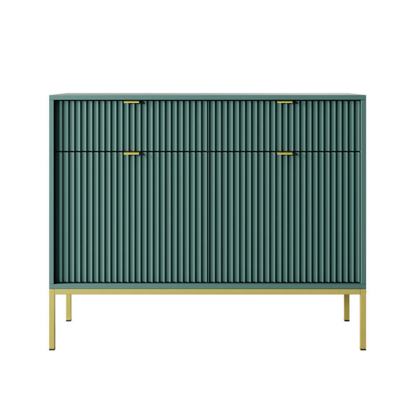 IK NOVARA Zöld design Komód